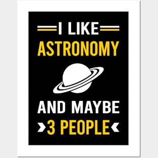 3 People Astronomy Astronomer Posters and Art